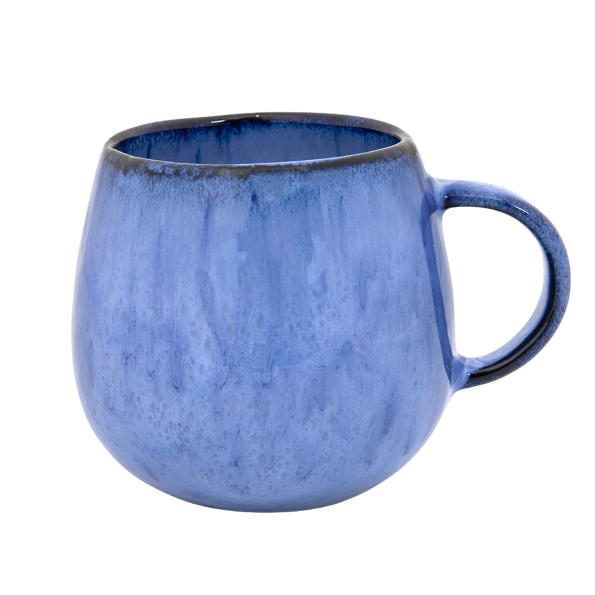 Keramik Kaffeetasse Amazonia groß Grün I Handgemachte Steingut Tasse 400 ml