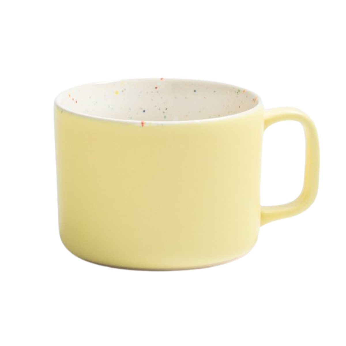 Keramik Tasse Breeze Party gelb– 450 ml | Egg Back Home