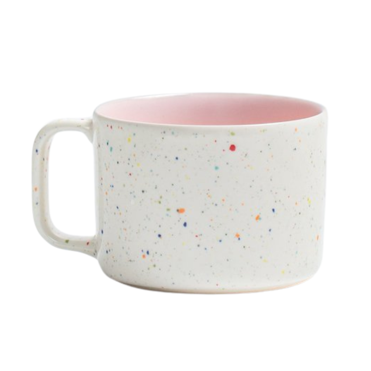 Keramik Tasse Breeze Party Weiß-Grün – 450 ml | Egg Back Home