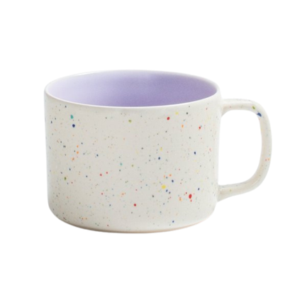 Keramik Tasse Breeze Party Weiß-Grün – 450 ml | Egg Back Home