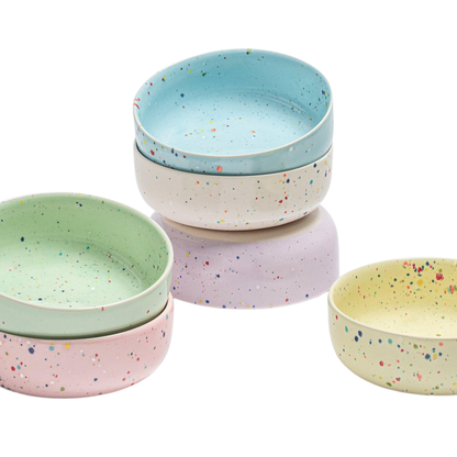 Tiefe Bowl New Party bunt – Keramik Suppen- & Pastateller | Egg Back Home
