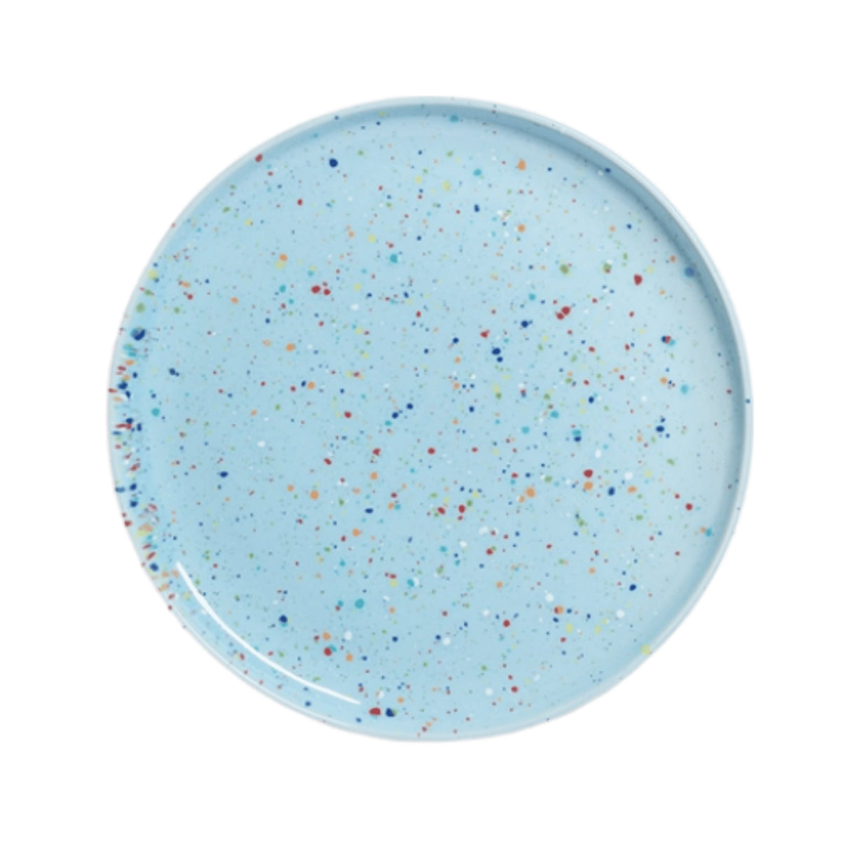 Großer Teller New Party Blau – Keramik Dinner- & Speiseteller | Egg Back Home