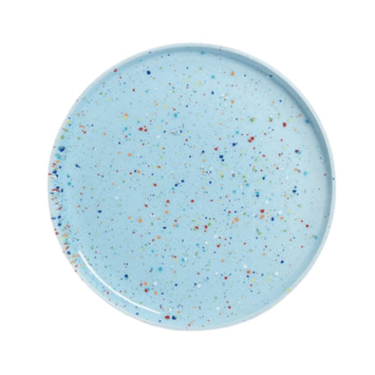 Großer Teller New Party Blau – Keramik Dinner- & Speiseteller | Egg Back Home