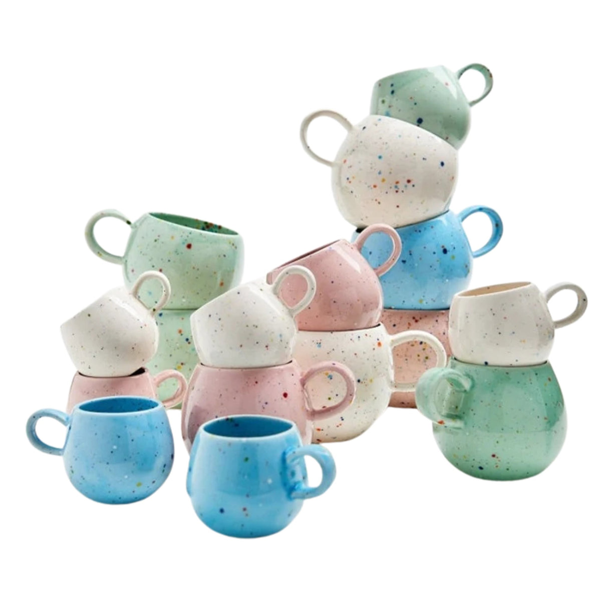 Primavera Keramik Tasse groß Rosa