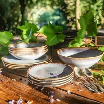Amazonia Frühstücks Set Creme I 12 teiliges Set