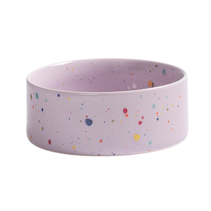 Keramik Hundenapf & Katzennapf 2er Set Ø14 cm lila – Egg Back Home Party Futternäpfe