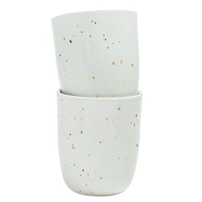 Keramik Becher New Party Weiß - 220 ml | Egg Back Home