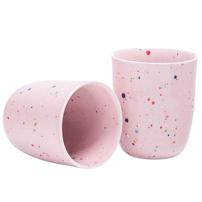 Keramik Becher New Party Weiß - 220 ml | Egg Back Home