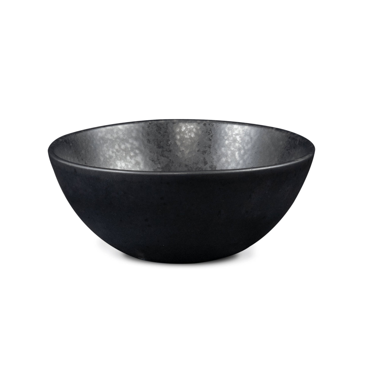 Black Stone Schale klein Schwarz I 4 Stück