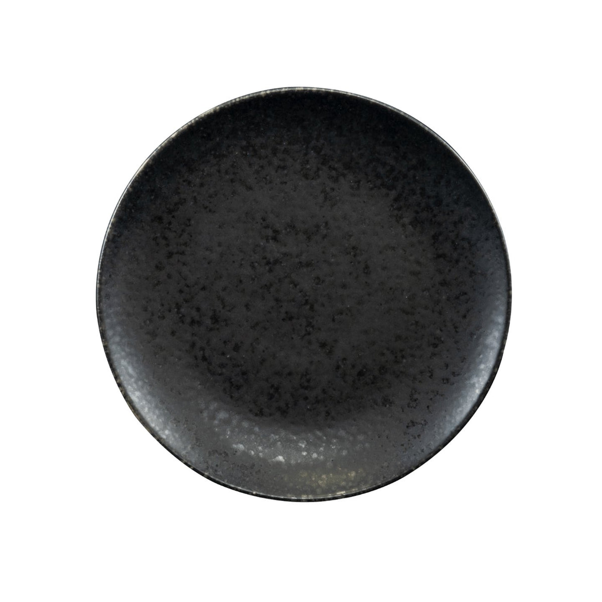 Black Stone Teller & Schalen Set Schwarz I 16 teiliges Set