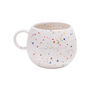 Primavera Keramik Tasse groß Weiß