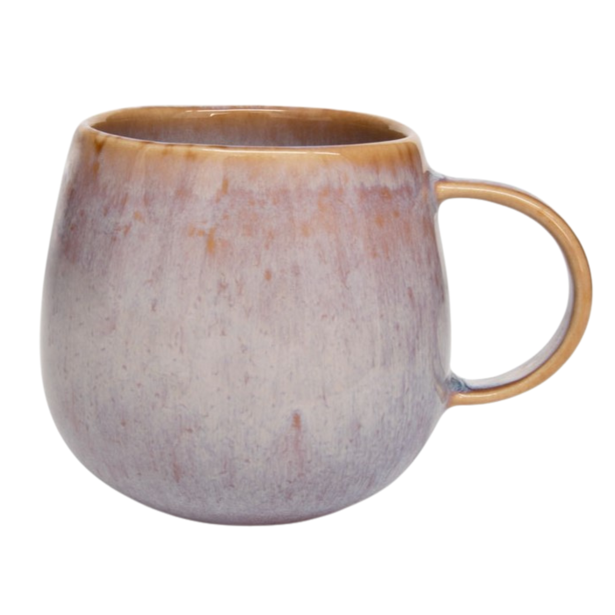 Keramik Kaffeetasse Amazonia groß Creme I Handgemachte Steingut Tasse 400 ml
