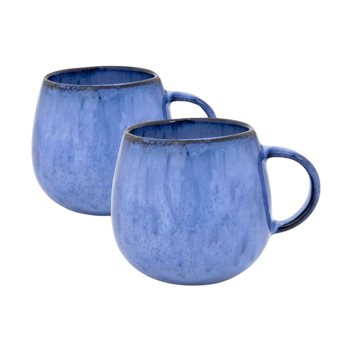 Amazonia Keramik Tasse groß Blau