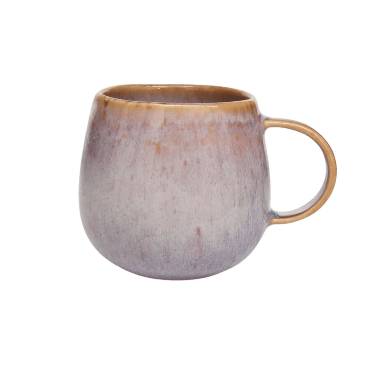 Amazonia Keramik Tasse groß Creme I 4 Stück