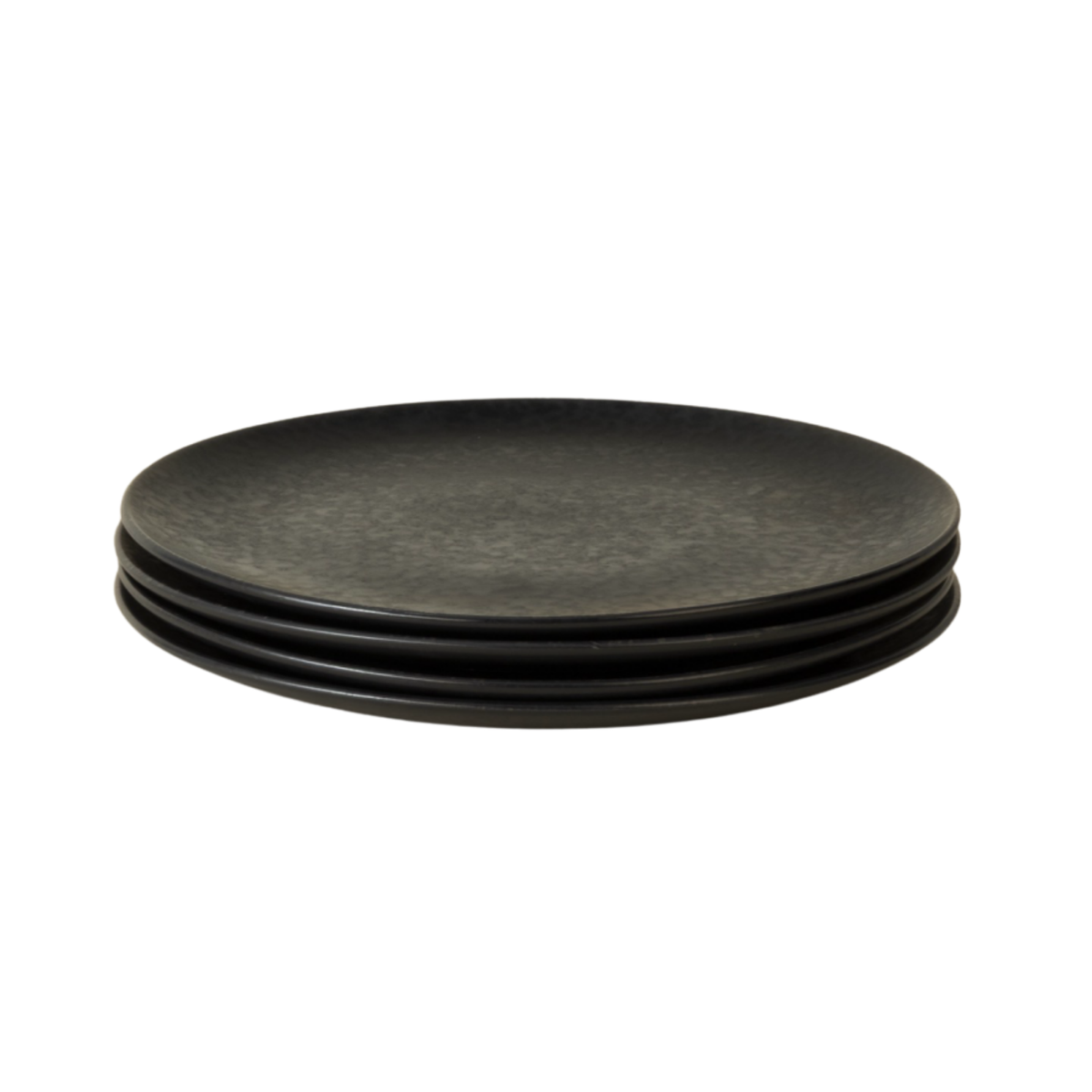 Geschirr Set Schwarz für 4 Personen – 12-teilig | Black Stone Kollektion