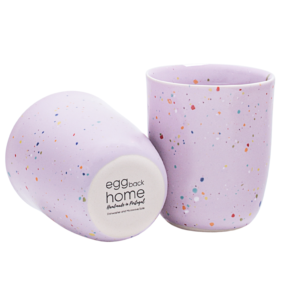 egg back home becher keramik liebe lila
